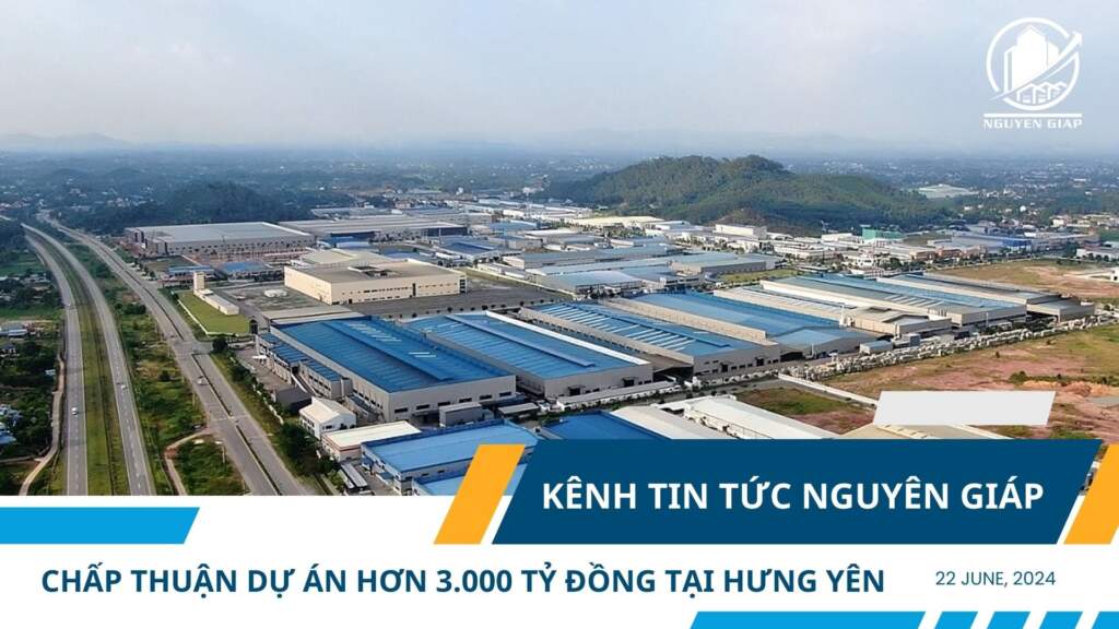 Chấp thuận đầu tư dự án hơn 3.000 tỷ đồng tại Hưng Yên