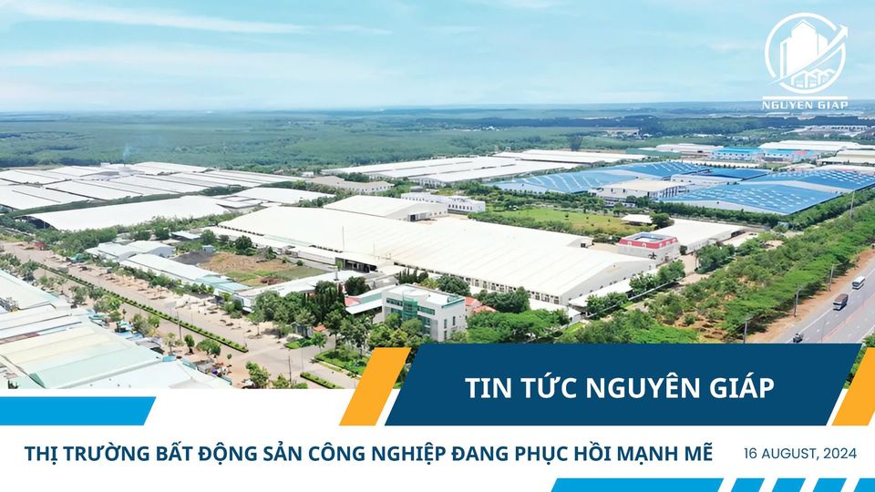 Thị trường bất động sản công nghiệp đang phục hồi mạnh mẽ