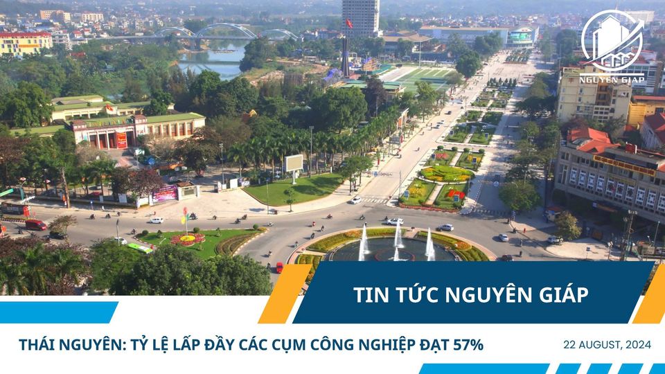 Thái Nguyên: Tỷ lệ lấp đầy các cụm công nghiệp đạt 57%