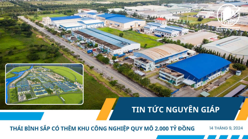 Thái Bình sắp có thêm khu công nghiệp quy mô 2.000 tỷ đồng