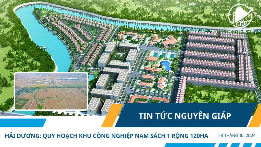 Hải Dương: Quy hoạch Khu công nghiệp Nam Sách 1 rộng 120ha