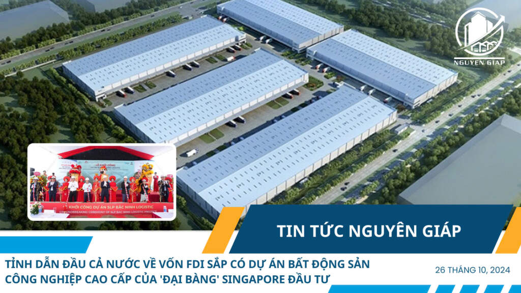 Bắc Ninh: ‘Đại bàng” Singapore xây dựng trung tâm logistics, kho vận