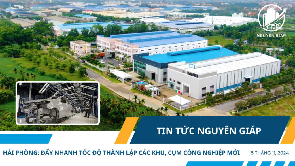Hải Phòng: Đẩy nhanh tốc độ thành lập các khu, cụm công nghiệp mới