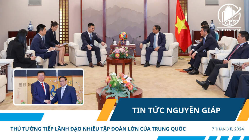 Thủ tướng tiếp lãnh đạo nhiều tập đoàn lớn của Trung Quốc