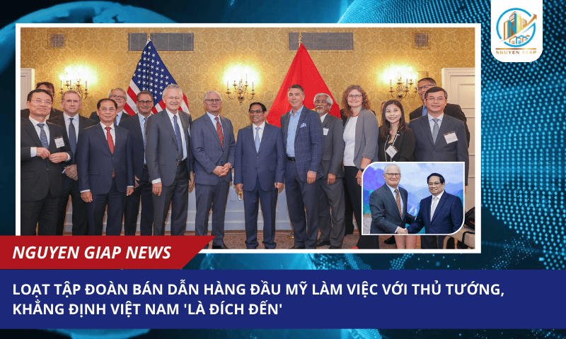 Loạt tập đoàn bán dẫn hàng đầu Mỹ làm việc với Thủ tướng, khẳng định Việt Nam ‘là đích đến’