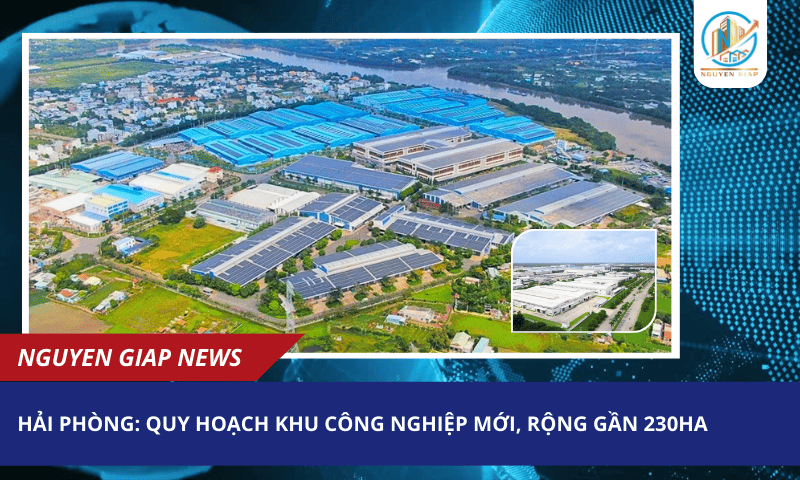 Hải Phòng: Quy hoạch khu công nghiệp mới, rộng gần 230ha