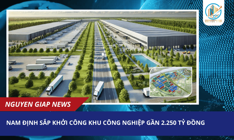 Nam Định sắp khởi công khu công nghiệp gần 2.250 tỷ đồng